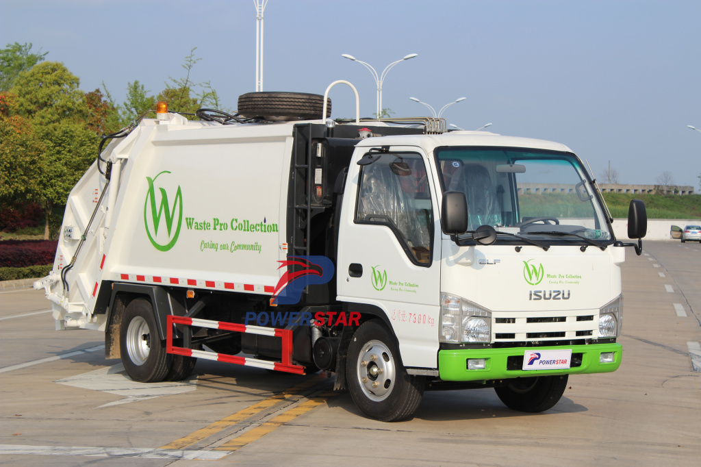 Camión compactador de basura Isuzu de Filipinas de 3 toneladas
    