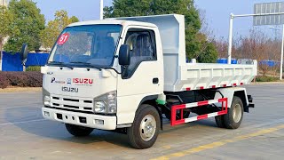 Camión volquete Isuzu NKR, 3 toneladas de capacidad
    