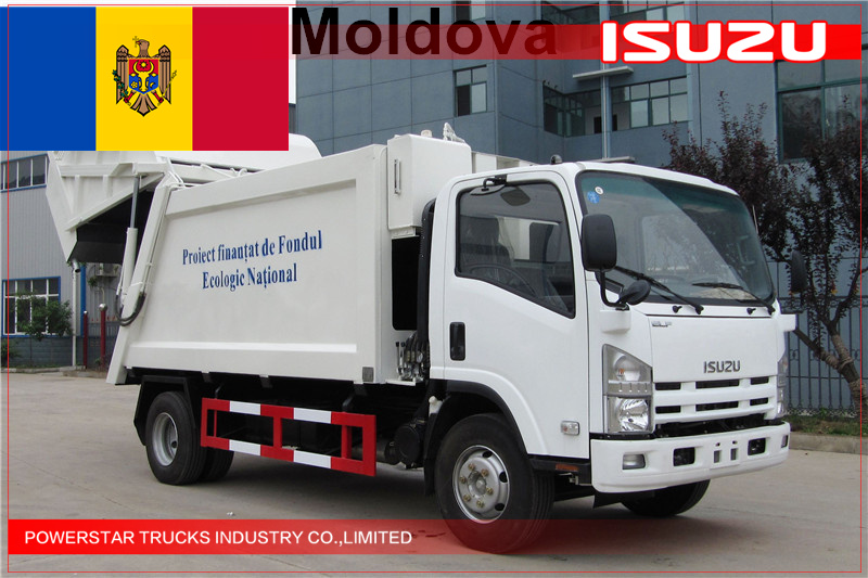 Moldavia pide un camión compactador de basura ISUZU de 8 toneladas
    