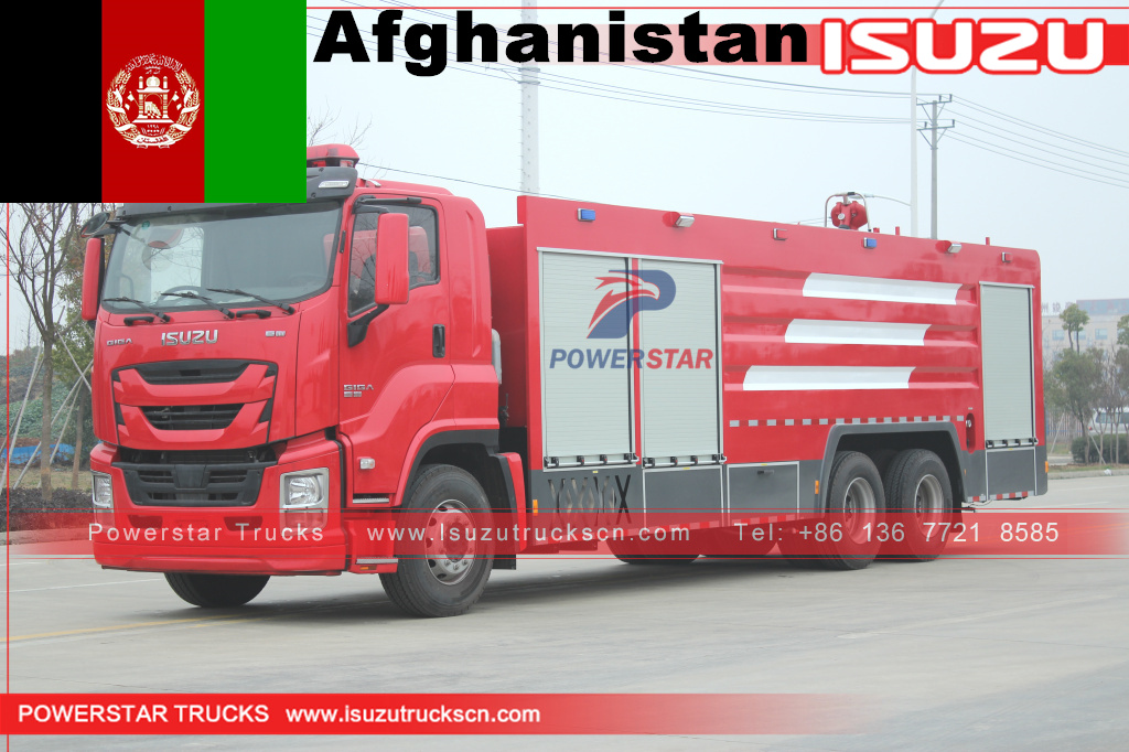 Afganistán- Camiones de bomberos ISUZU GIGA
    