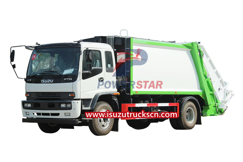 Cómo utilizar el camión compactador de basura Isuzu FTR
    