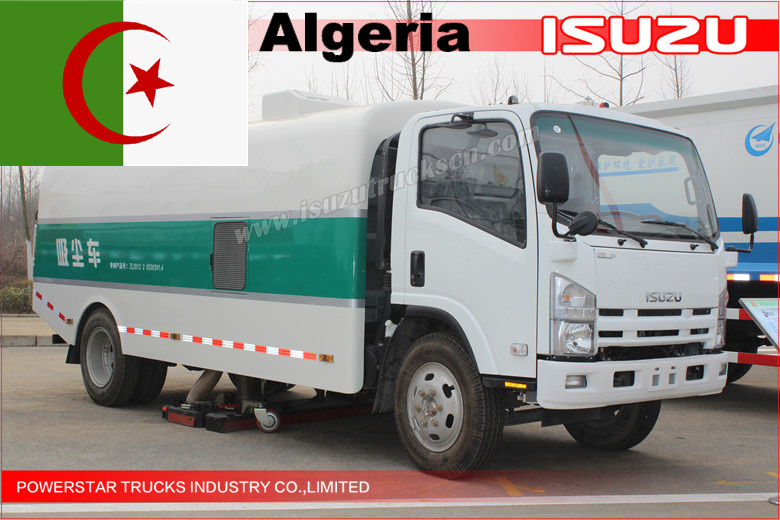 Camión barredor eficiente con aspiración de suciedad: Argelia
    