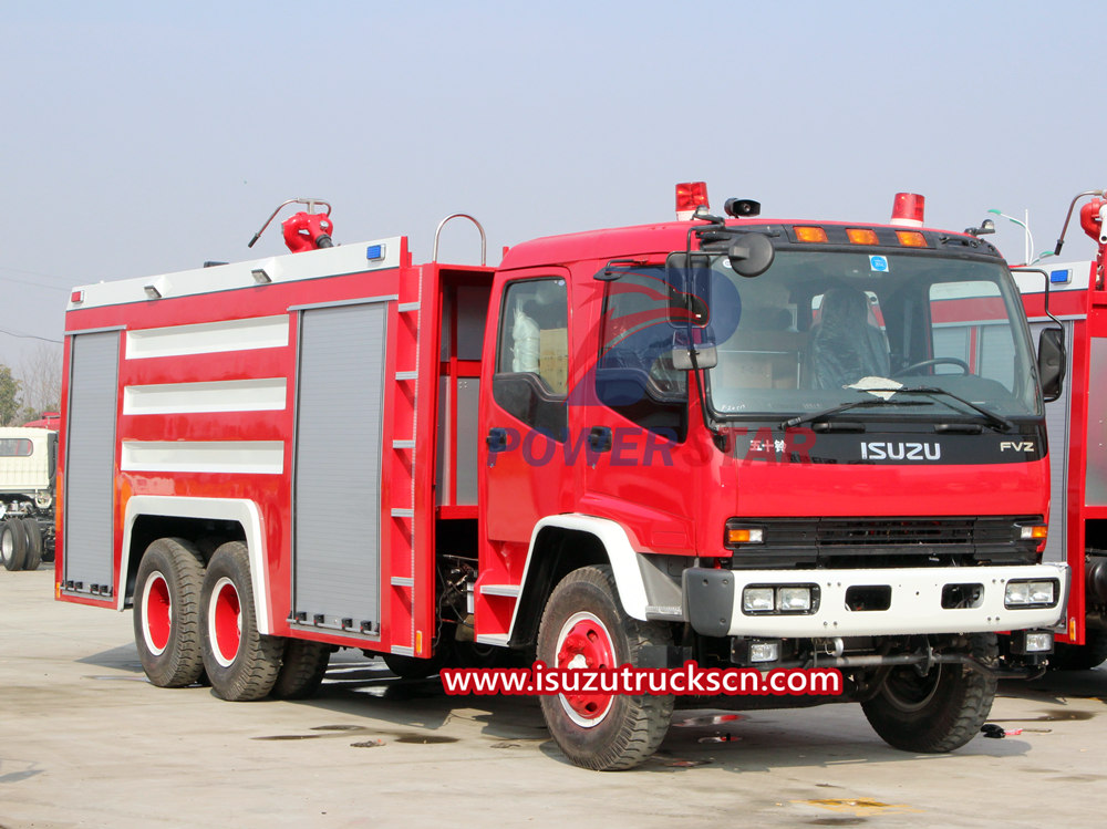 Cómo utilizar correctamente el camión de bomberos con tanque de agua ISUZU
    