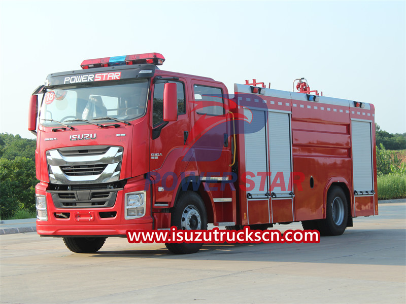 ¿Cuáles son las diferentes opciones entre el camión de bomberos con tanque de agua Isuzu y el camión de bomberos de espuma Isuzu?
        