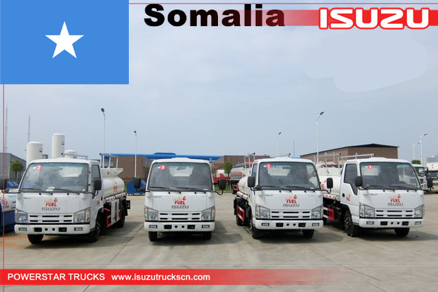 Somalia - Camión cisterna de combustible 4 unidades Isuzu
    