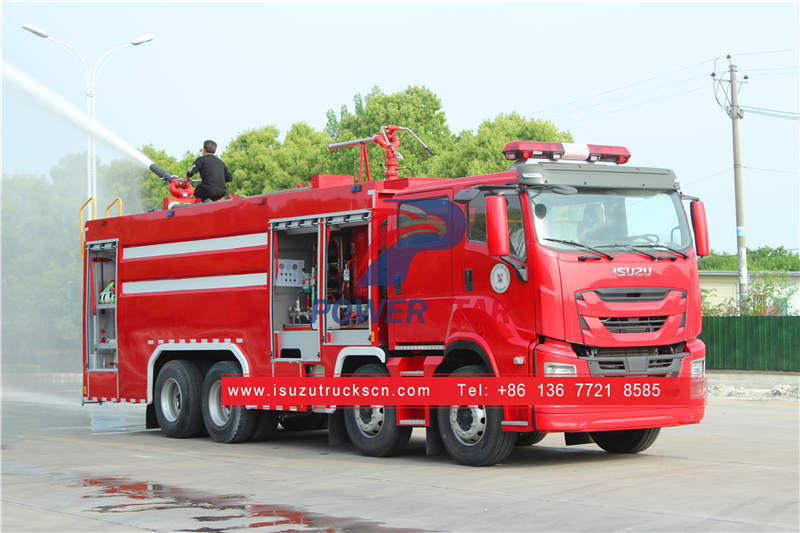 Ventaja de los camiones de bomberos de polvo seco Isuzu
    