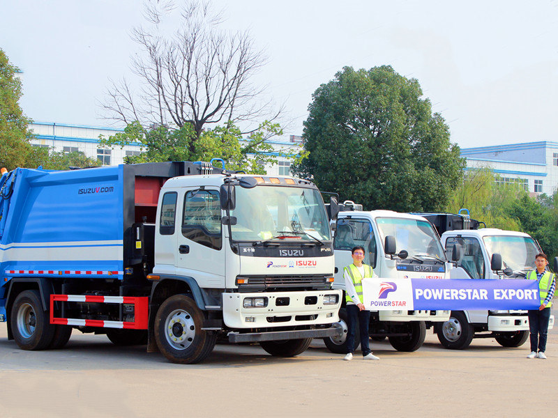Cómo enviar camiones compactadores de basura Isuzu
    