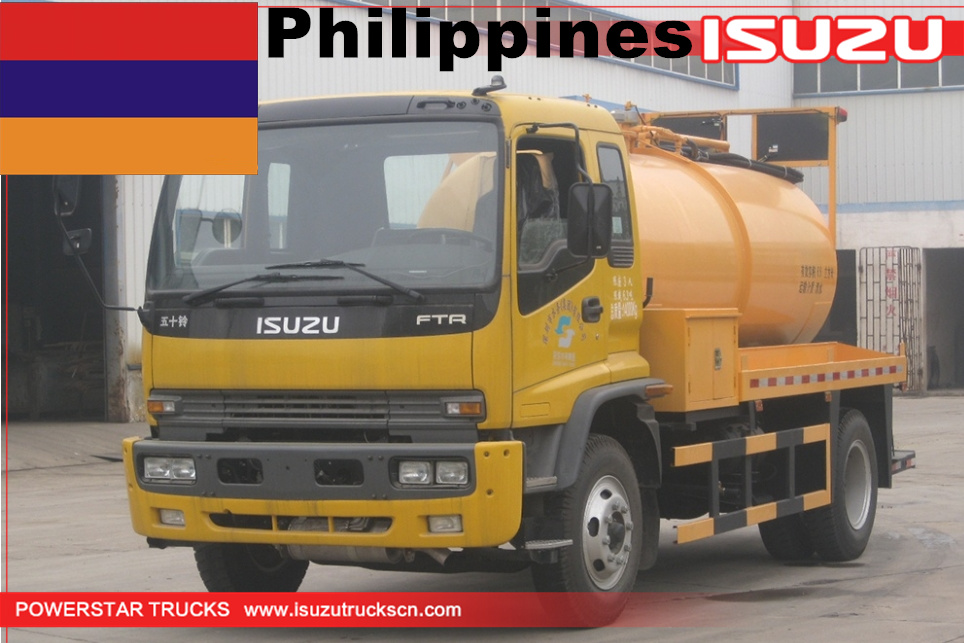 Filipinas - 1 unidad de vehículo de chorro de agua ISUZU
    