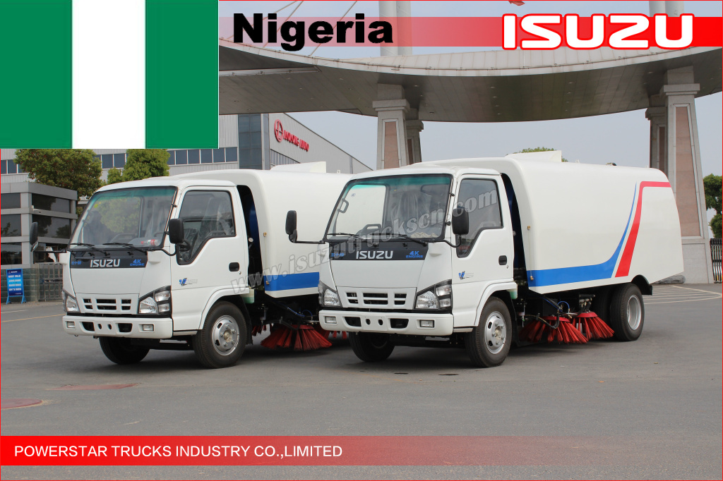 Camión barredora de carreteras para Nigeria Lagos
    
