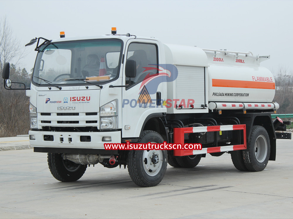 Métodos de operación y mantenimiento diario del camión cisterna de combustible Isuzu
    